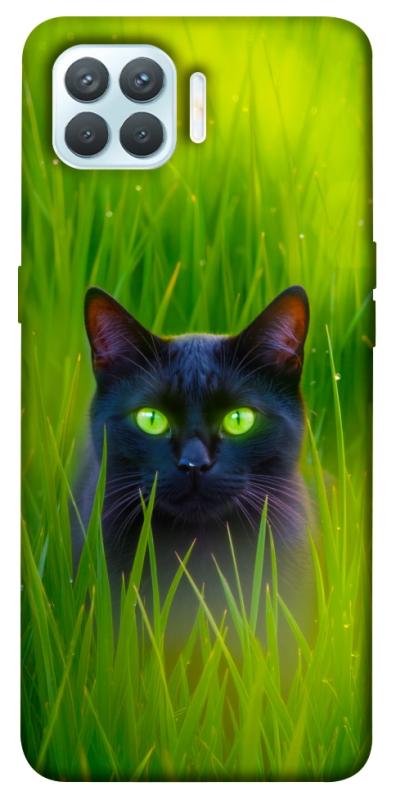 Чехол itsPrint Cat in the grass для Oppo F17 Pro, животные, купить оптом с доставкой