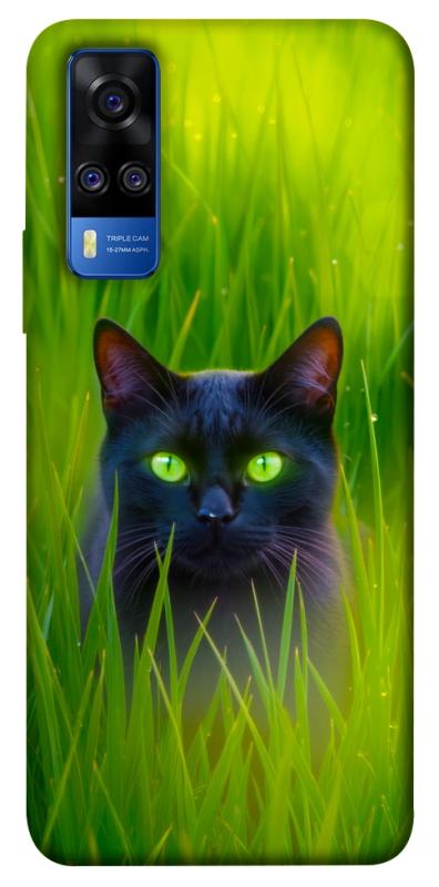 Чехол itsPrint Cat in the grass для Vivo Y51a, животные, купить оптом с доставкой