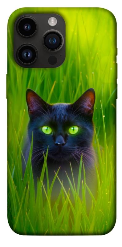 Чехол itsPrint Cat in the grass для Apple iPhone 14 Pro Max (6.7"), животные, купить оптом с доставкой