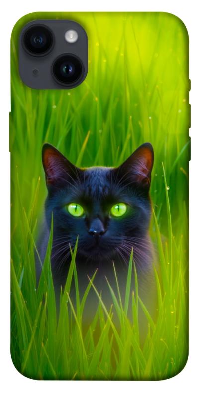 Чехол itsPrint Cat in the grass для Apple iPhone 14 Plus (6.7"), животные, купить оптом с доставкой