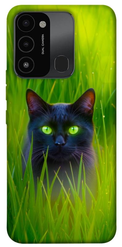 Чехол itsPrint Cat in the grass для TECNO Spark 8C, животные, купить оптом с доставкой