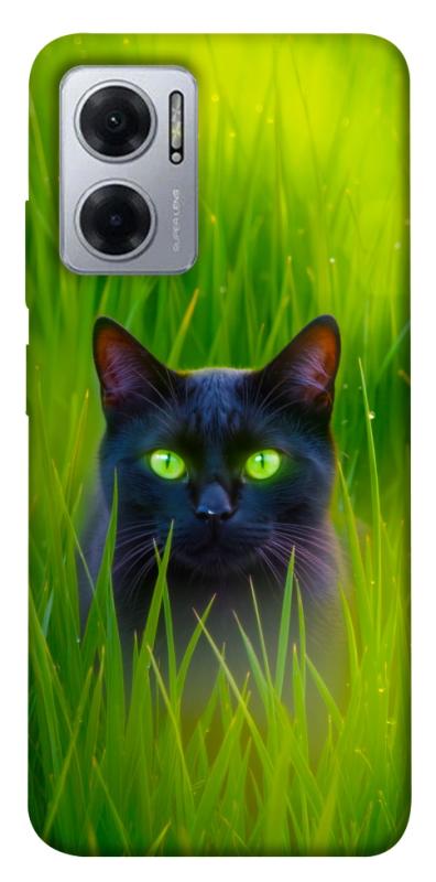 Чехол itsPrint Cat in the grass для Xiaomi Redmi Note 11E, животные, купить оптом с доставкой