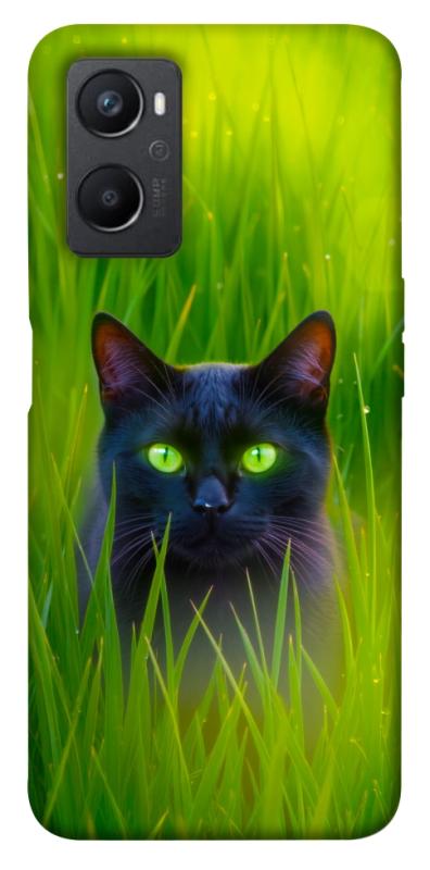 Чехол itsPrint Cat in the grass для Oppo A96, животные, купить оптом с доставкой