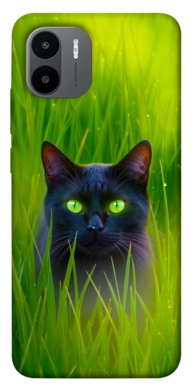 Чехол itsPrint Cat in the grass для Xiaomi Redmi A1 / A2, животные, купить оптом с доставкой