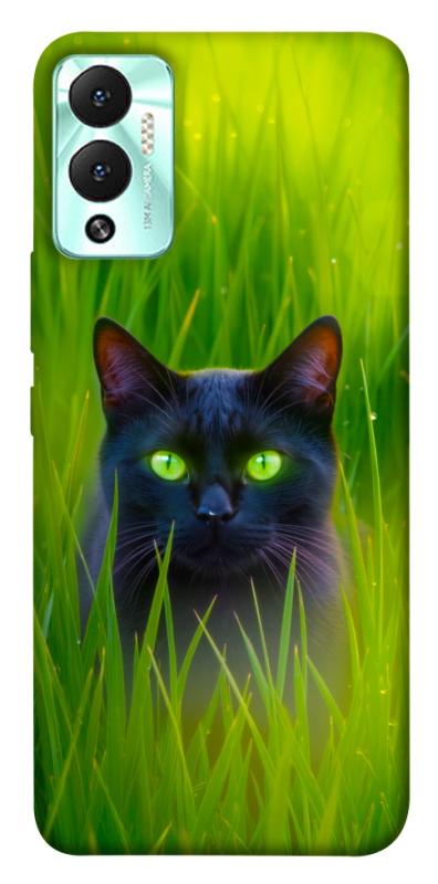 Чехол itsPrint Cat in the grass для Infinix Hot 12 Play, животные, купить оптом с доставкой