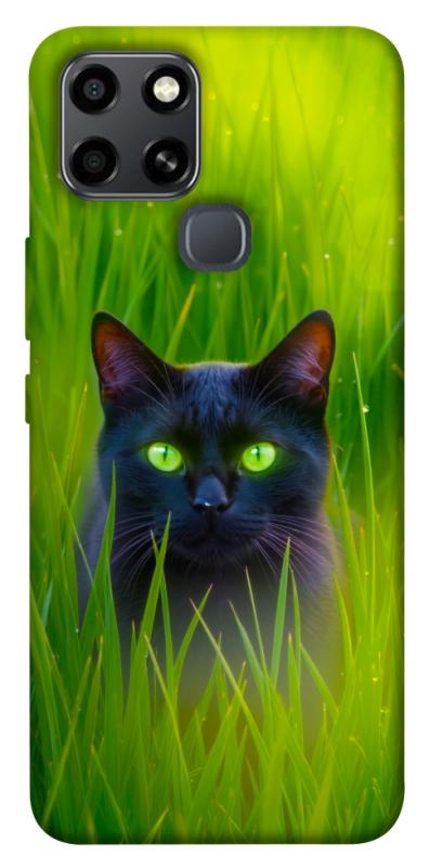 Чехол itsPrint Cat in the grass для Infinix Smart 6, животные, купить оптом с доставкой