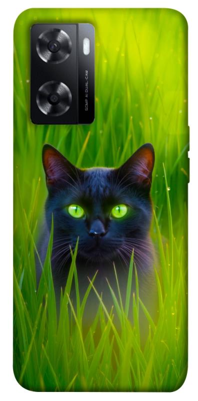Чехол itsPrint Cat in the grass для Oppo A57s, животные, купить оптом с доставкой