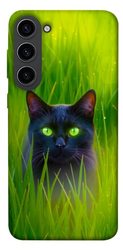 Чехол itsPrint Cat in the grass для Samsung Galaxy S23, животные, купить оптом с доставкой