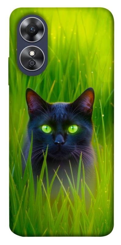 Чехол itsPrint Cat in the grass для Oppo A17, животные, купить оптом с доставкой