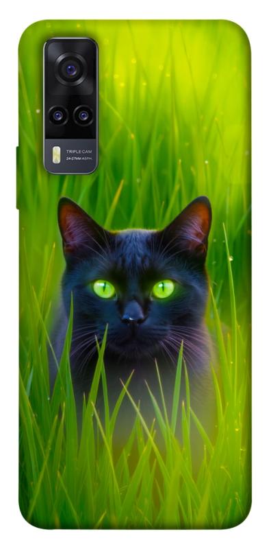 Чехол itsPrint Cat in the grass для Vivo Y31, животные, купить оптом с доставкой
