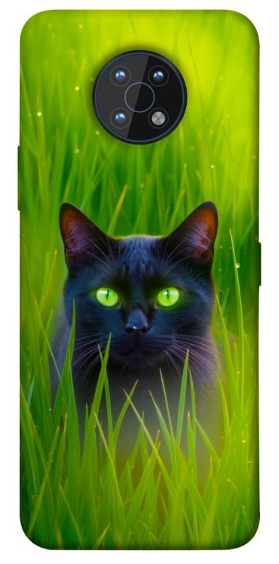 Чехол itsPrint Cat in the grass для Nokia G50, животные, купить оптом с доставкой