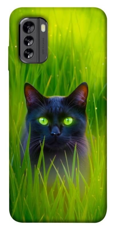 Чехол itsPrint Cat in the grass для Nokia G60, животные, купить оптом с доставкой