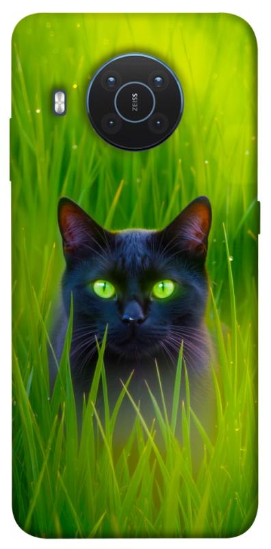 Чехол itsPrint Cat in the grass для Nokia X10 / X20, животные, купить оптом с доставкой