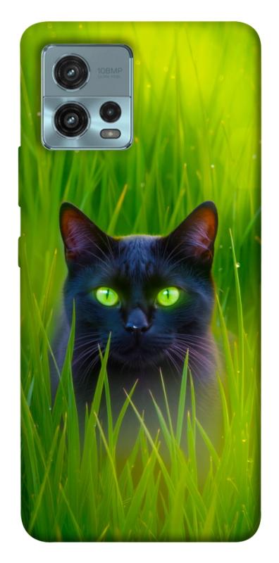 Чехол itsPrint Cat in the grass для Motorola Moto G72, животные, купить оптом с доставкой
