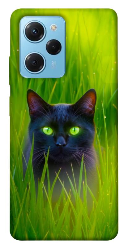 Чехол itsPrint Cat in the grass для Xiaomi Poco X5 Pro 5G, животные, купить оптом с доставкой