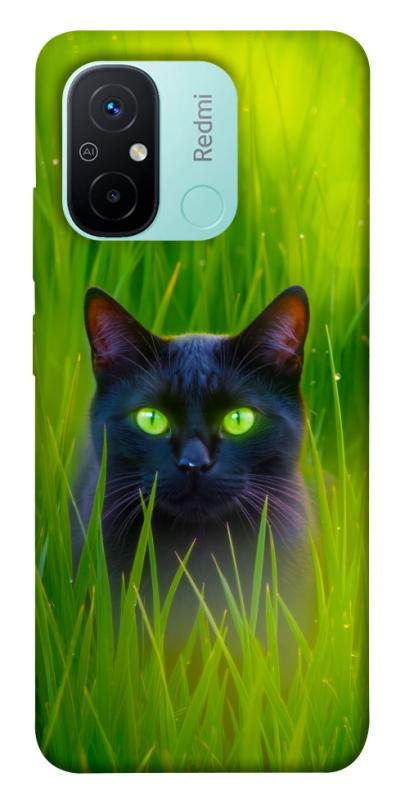 Чохол itsPrint Cat in the grass для Xiaomi Redmi 12C, тварини, купити оптом з доставкою