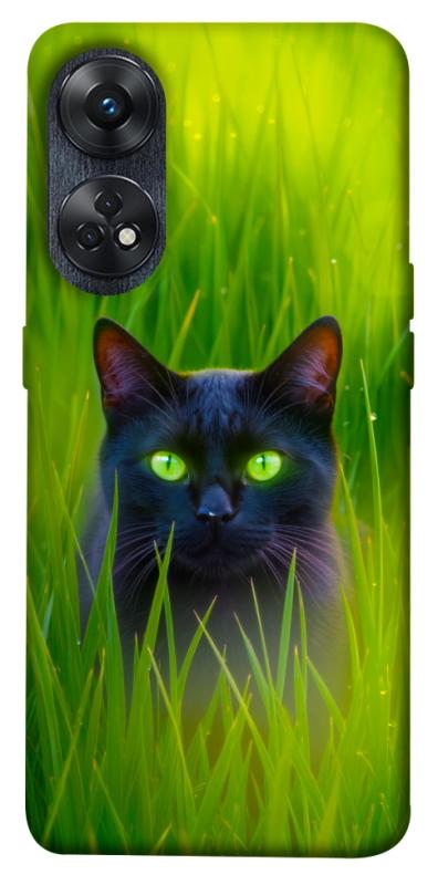 Чехол itsPrint Cat in the grass для Oppo Reno 8 T 4G, животные, купить оптом с доставкой