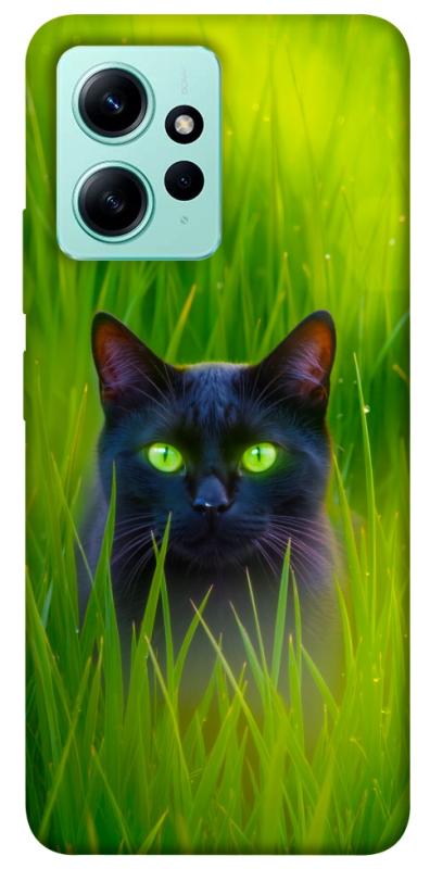 Чехол itsPrint Cat in the grass для Xiaomi Redmi Note 12 4G, животные, купить оптом с доставкой
