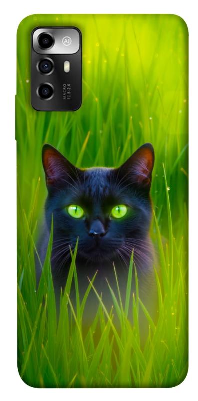 Чехол itsPrint Cat in the grass для ZTE Blade A72, животные, купить оптом с доставкой