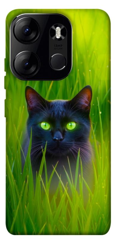 Чехол itsPrint Cat in the grass для Tecno Spark Go 2023, животные, купить оптом с доставкой