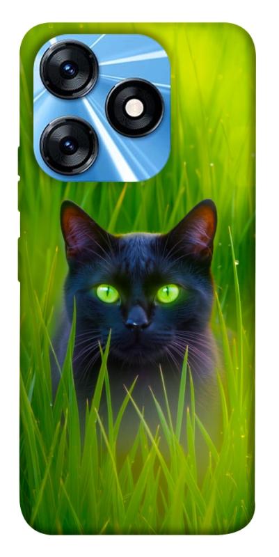 Чехол itsPrint Cat in the grass для TECNO Spark 10 Pro, животные, купить оптом с доставкой