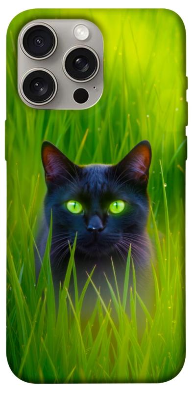 Чехол itsPrint Cat in the grass для Apple iPhone 15 Pro Max (6.7"), животные, купить оптом с доставкой