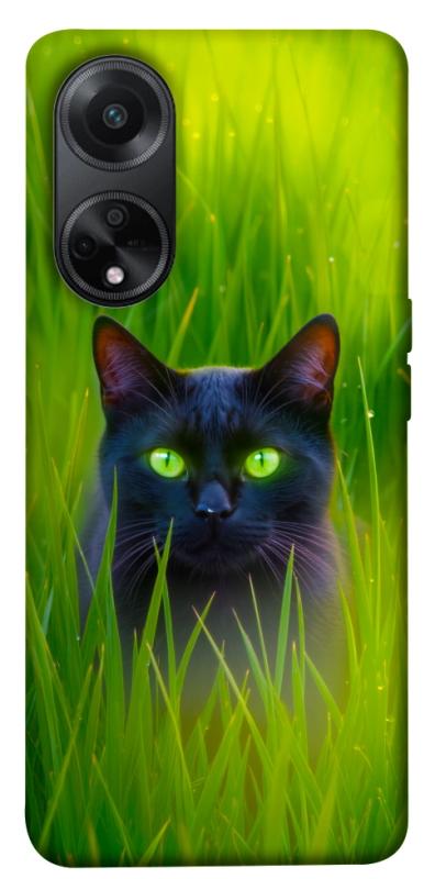 Чехол itsPrint Cat in the grass для Oppo A98, животные, купить оптом с доставкой