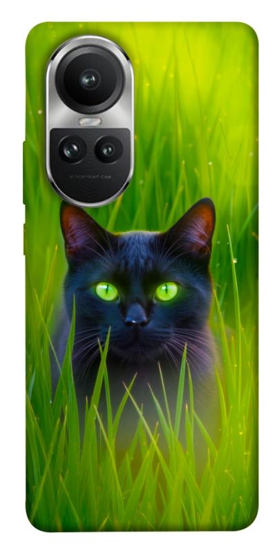 Чехол itsPrint Cat in the grass для Oppo Reno 10, животные, купить оптом с доставкой