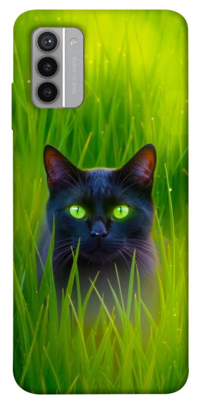 Чехол itsPrint Cat in the grass для Nokia G42, животные, купить оптом с доставкой
