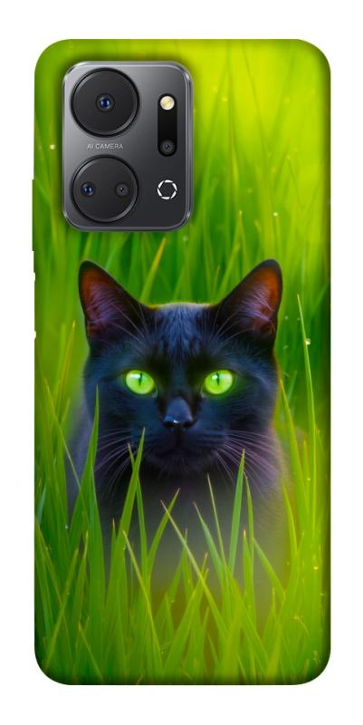 Чехол itsPrint Cat in the grass для Huawei Honor X7a, животные, купить оптом с доставкой