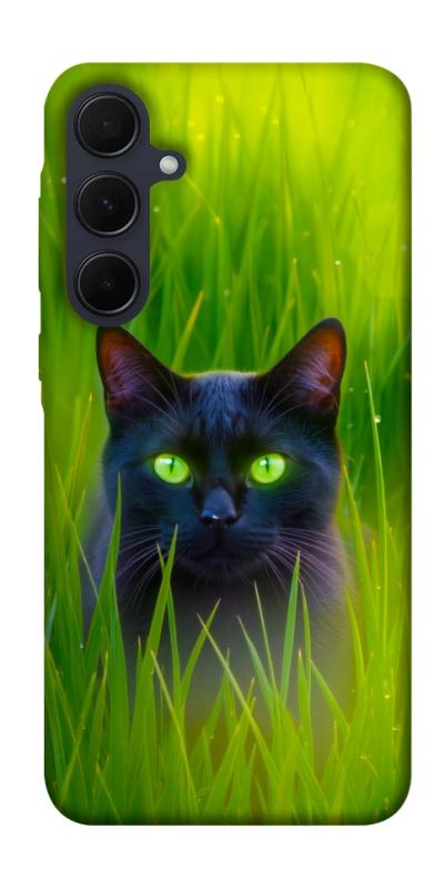 Чехол itsPrint Cat in the grass для Samsung Galaxy A35, животные, купить оптом с доставкой