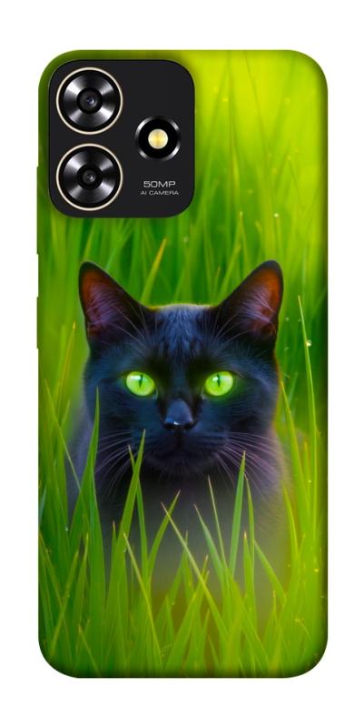 Чехол itsPrint Cat in the grass для ZTE Blade A73 4G, животные, купить оптом с доставкой