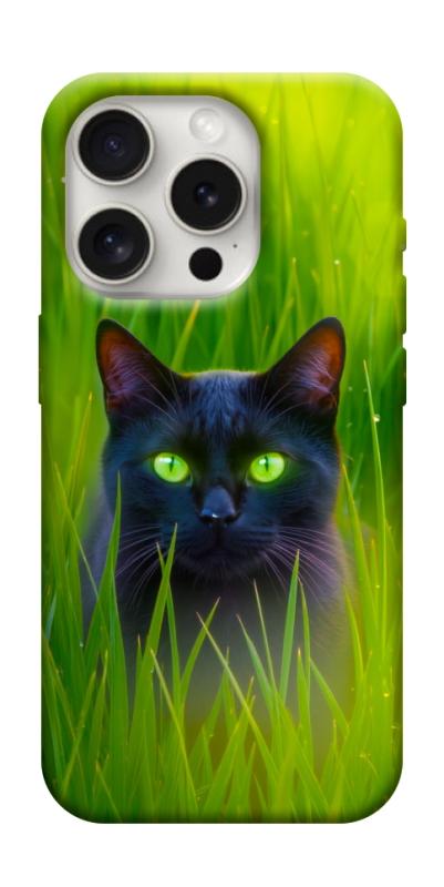 Чехол itsPrint Cat in the grass для Apple iPhone 16 Pro (6.3"), животные, купить оптом с доставкой