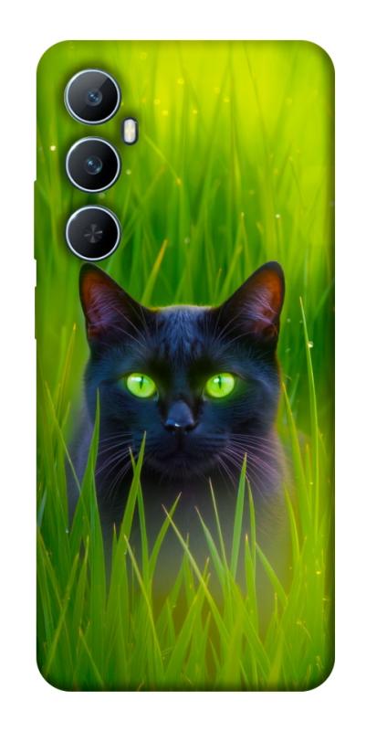 Чехол itsPrint Cat in the grass для Realme C65 4G, животные, купить оптом с доставкой