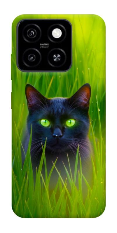 Чехол itsPrint Cat in the grass для ZTE Blade A55 4G, животные, купить оптом с доставкой