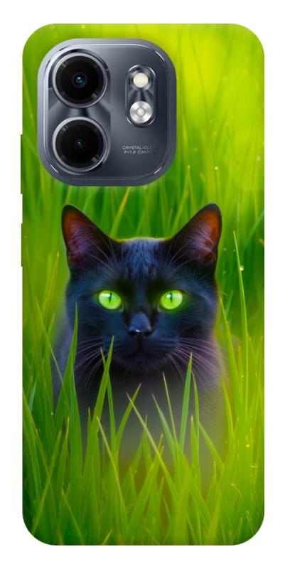 Чехол itsPrint Cat in the grass для Infinix Smart 9 4G / Hot 50i, животные, купить оптом с доставкой
