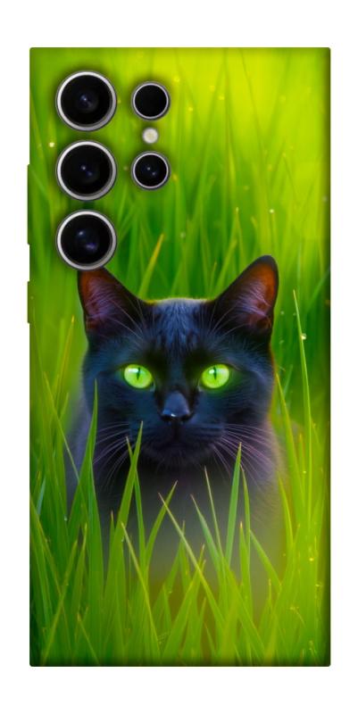 Чехол itsPrint Cat in the grass для Samsung Galaxy S25 Ultra, животные, купить оптом с доставкой