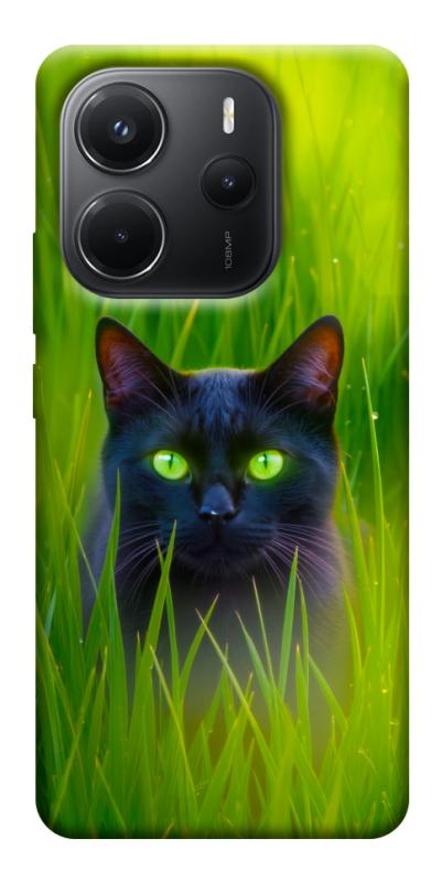 Чехол itsPrint Cat in the grass для Xiaomi Redmi Note 14 4G (Int. version), животные, купить оптом с доставкой