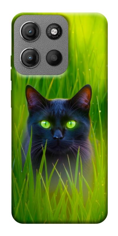 Чехол itsPrint Cat in the grass для Motorola Moto G15 4G, животные, купить оптом с доставкой