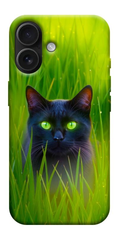 Чехол itsPrint Cat in the grass для Apple iPhone 17 (6.3"), животные, купить оптом с доставкой