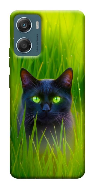 Чехол itsPrint Cat in the grass для Motorola Moto G06, животные, купить оптом с доставкой