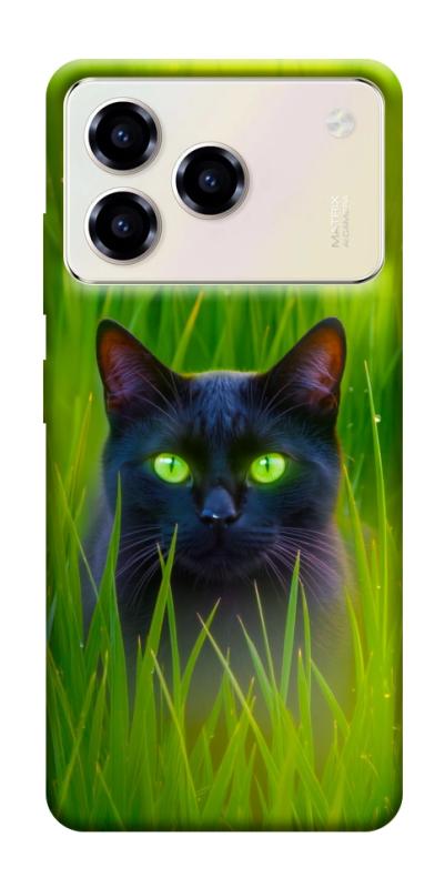 Чехол itsPrint Cat in the grass для ZTE Blade A76, животные, купить оптом с доставкой