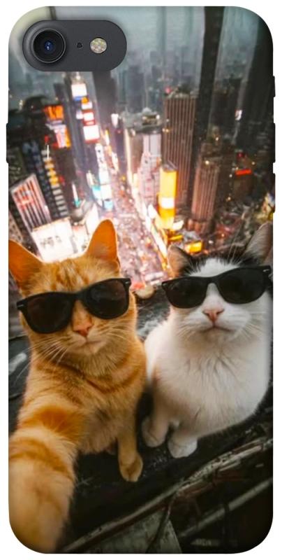 Чехол itsPrint Cool cats city для Apple iPhone 7 / 8 (4.7"), животные, купить оптом с доставкой