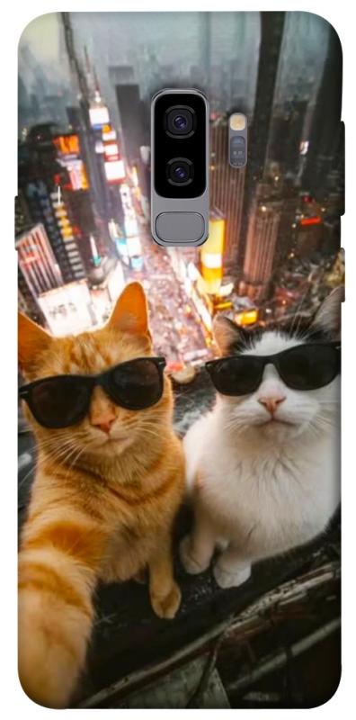 Чехол itsPrint Cool cats city для Samsung Galaxy S9+, котики, купить оптом с доставкой
