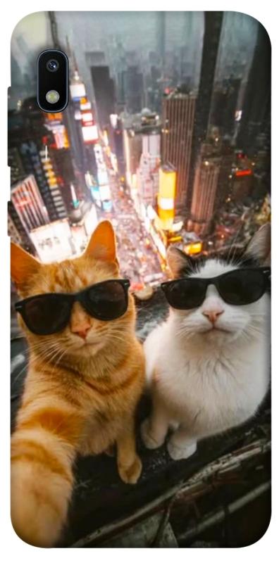Чехол itsPrint Cool cats city для Samsung Galaxy A10 (A105F), животные, купить оптом с доставкой