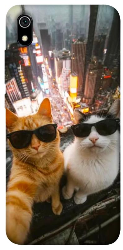 Чохол itsPrint Cool cats city для Xiaomi Redmi 7A, котики, купити оптом з доставкою