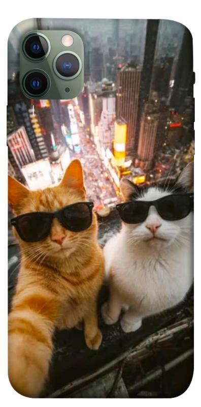 Чехол itsPrint Cool cats city для Apple iPhone 11 Pro Max (6.5"), животные, купить оптом с доставкой
