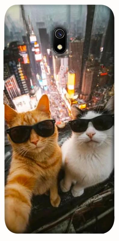 Чохол itsPrint Cool cats city для Xiaomi Redmi 8a, котики, купити оптом з доставкою