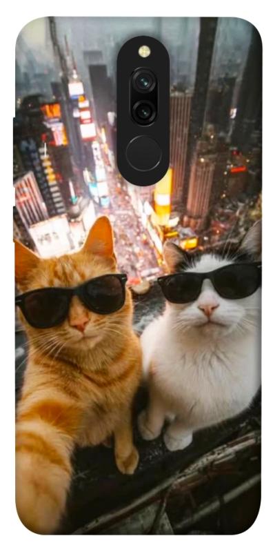 Чехол itsPrint Cool cats city для Xiaomi Redmi 8, котики, купить оптом с доставкой