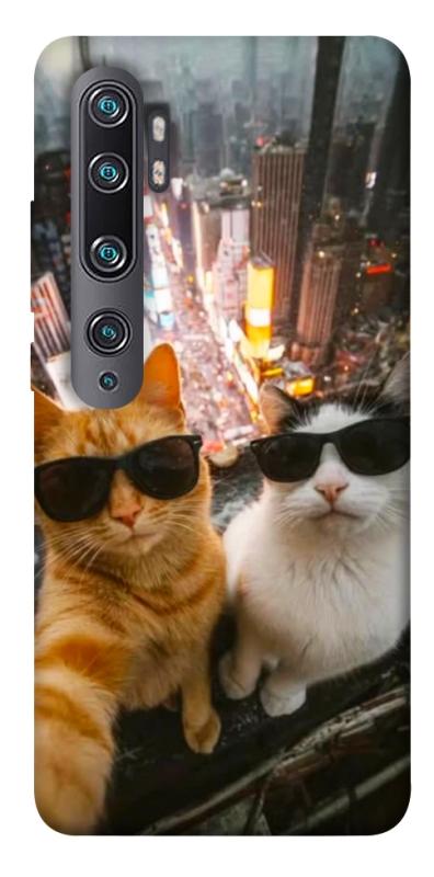 Чохол itsPrint Cool cats city для Xiaomi Mi Note 10 / Note 10 Pro / Mi CC9 Pro, котики, купити оптом з доставкою